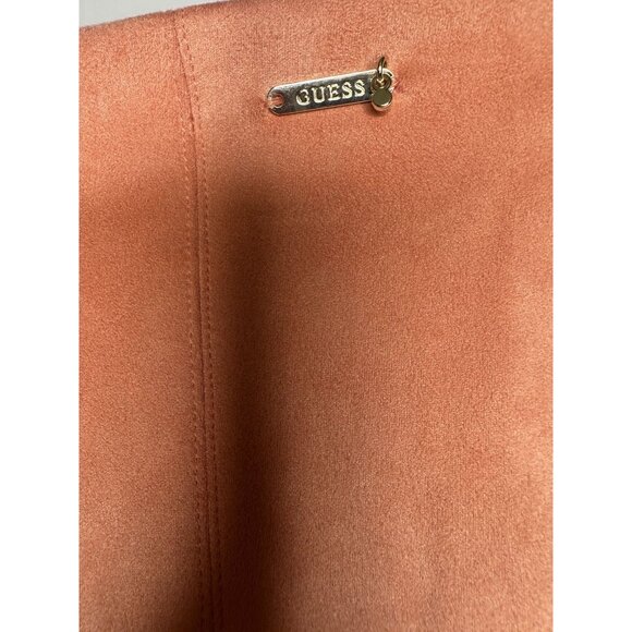 Guess Kids Girl Velvet Pull On Pants, Orange size 7 MSRP $49 - Picture 4 of 11